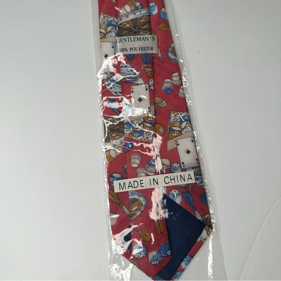 Gentlemen’s Cards and Darts Game Night Neck Tie - Picture 4 of 7